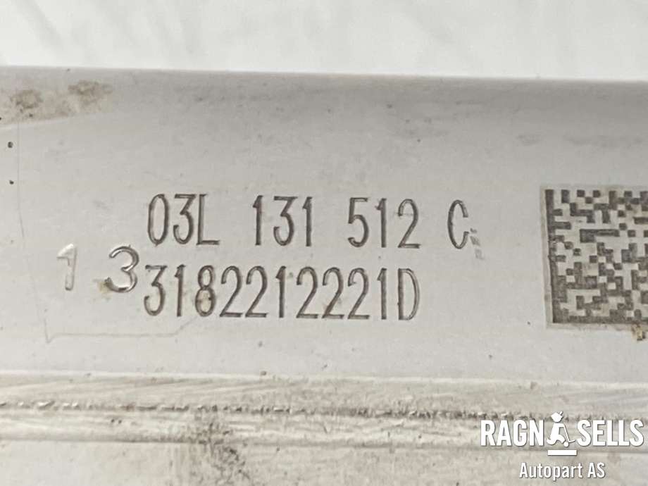 EGR-kjøler til Audi A3 2009-2012 (Type II, Fase 2)  (03L131512C| 03L131512CF| 0280751016|03L 131 512 BJ|03L 131 512 DQ)