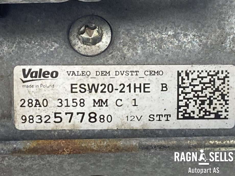 Starter diesel til Toyota Proace 2016-->> (Type II)  (VALEO|9832577880| 1665663980| 9825233080||ESW2021HE|28A03158)