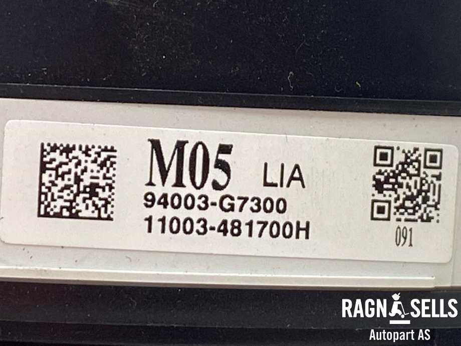 Instrumentpanel til Hyundai Ioniq Electric 2016-2019 (Fase 1)  (94003G7300|)