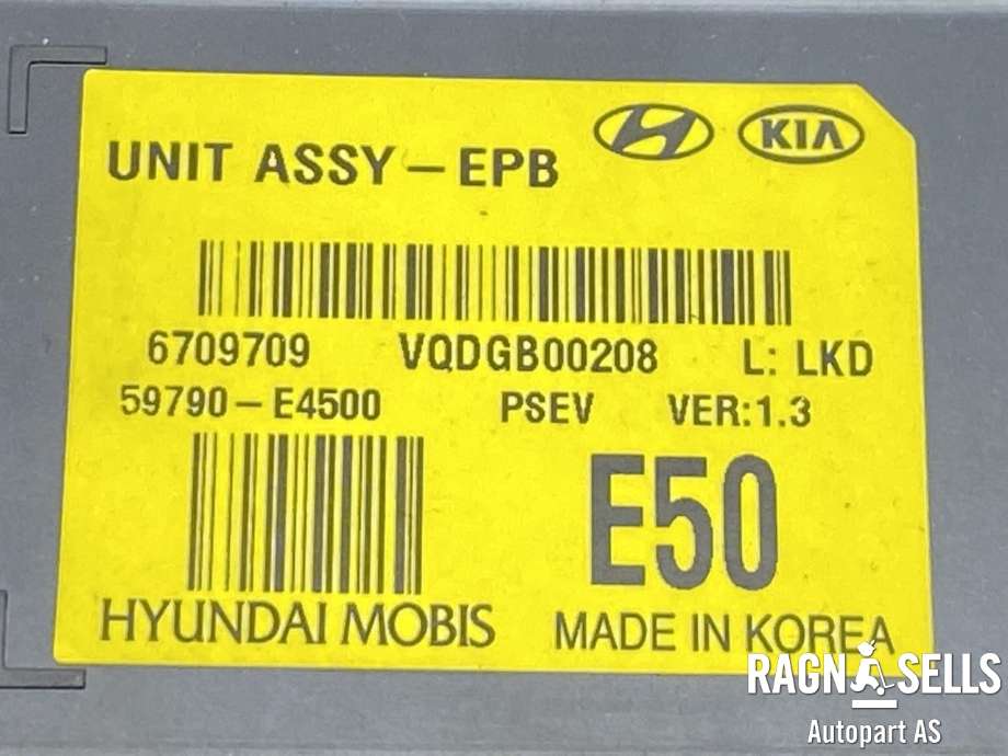 Styreenhet elektrisk parkbrems (EPB - Electric Parking Brake) til Kia Soul 2014-2019 (Type II)  (59790E4500|)