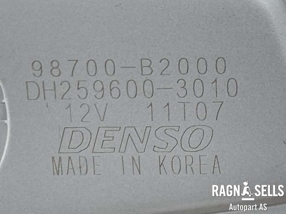 Viskermotor bakrute til Kia Soul 2014-2019 (Type II)  (DENSO|98700B2000|DH2596003010|)