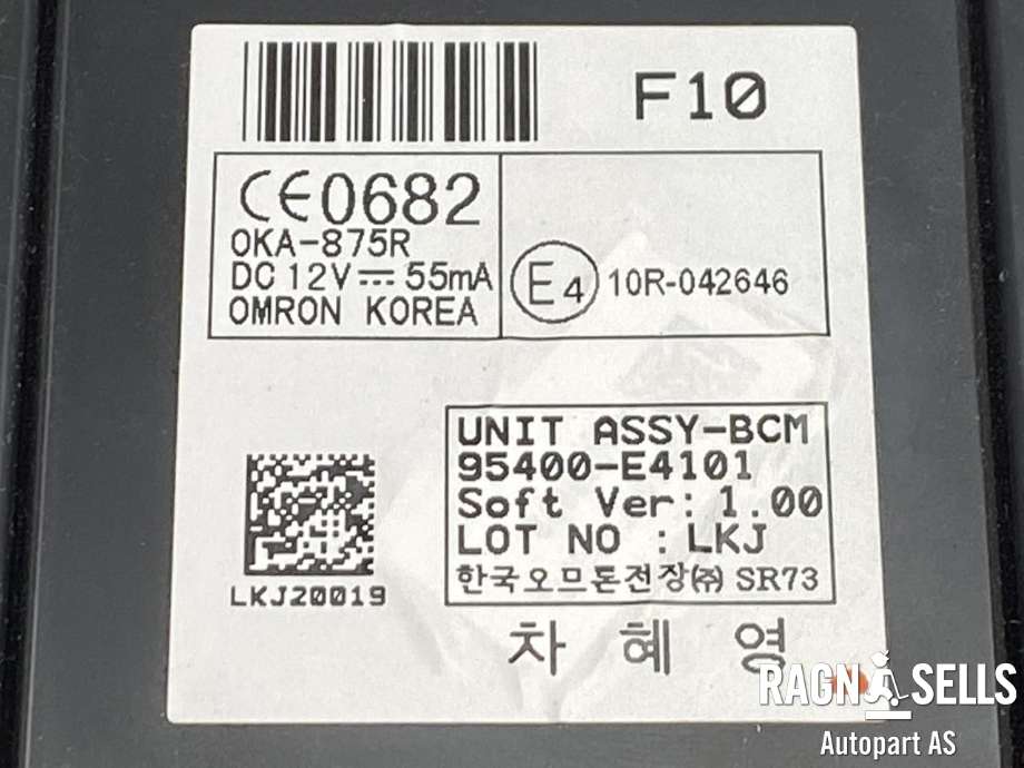 Styreenhet comfort (BCM) til Kia Soul 2014-2019 (Type II)  (95400E4101|)