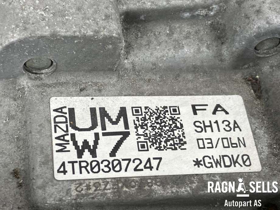 Girkasse automat til Mazda 3 2013-2016 (Type III, Fase 1)  (GWDK-03-000|4TR0307247|)