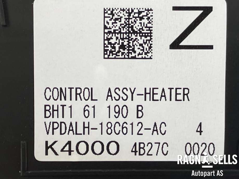 Varmeapparat betjening til Mazda 3 2013-2016 (Type III, Fase 1)  (BHT1-61-190B|)