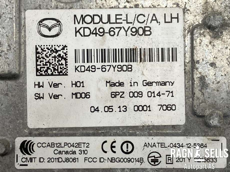 Sensor blindsone til Mazda CX-5 2012-2017 (Type I)  (KD9467Y90B|)
