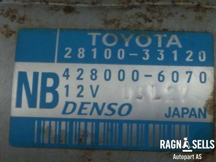 Starter diesel til Toyota Urban Cruiser 2009-2014  (2810033120|)