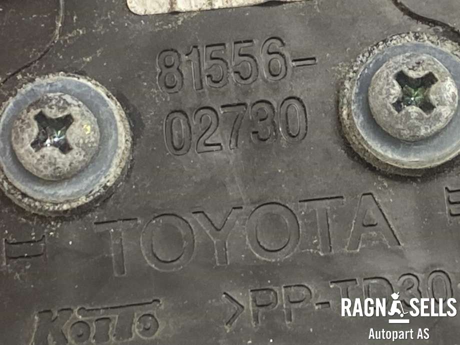 Baklykt venstre ytre til Toyota Auris 2013-2015 (Type II, Fase 1)  (8156102710|)