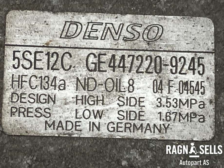 Aircondition kompressor til Toyota Avensis 2003-2008 (Type II)  (DENSO|8831005080|447220-9245|88310-0F010|88310-02460|88310-02540|88310-1A760|88310-68010)