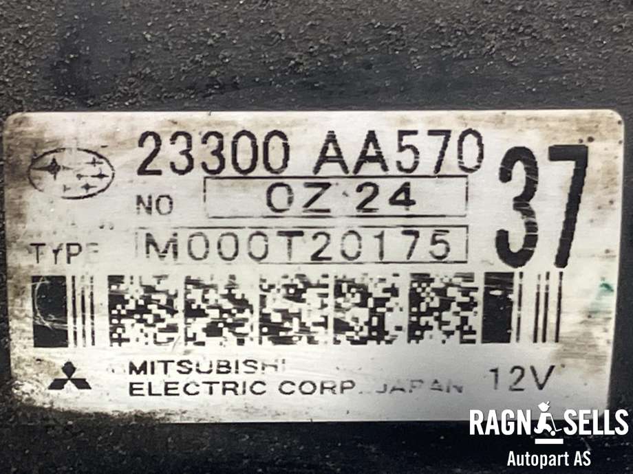 Starter til Subaru Outback 2009-2014 (Type IV)  (23300AA570|23300AA573|  23300AA572|)