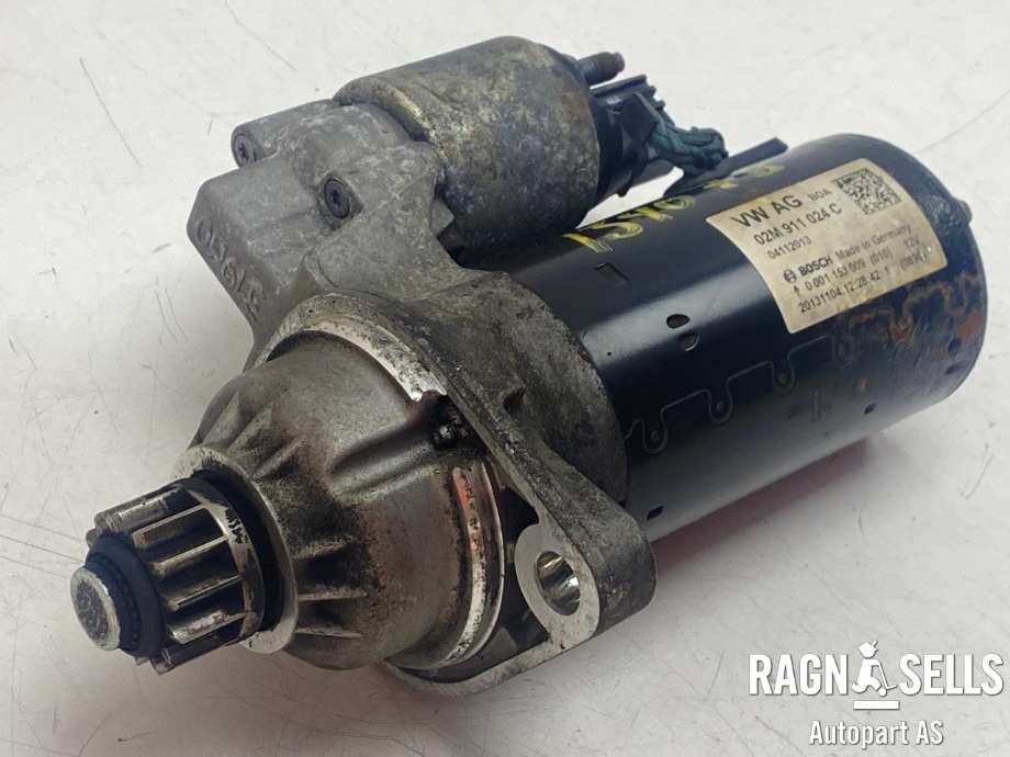 Starter diesel til VW Tiguan 2011-2016 (Type I, Fase 2)  (BOSCH|02M911024C| 0001153009|)