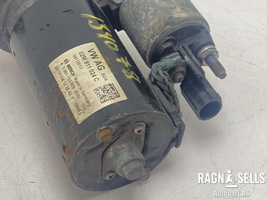 Starter diesel til VW Tiguan 2011-2016 (Type I, Fase 2)  (BOSCH|02M911024C| 0001153009|)