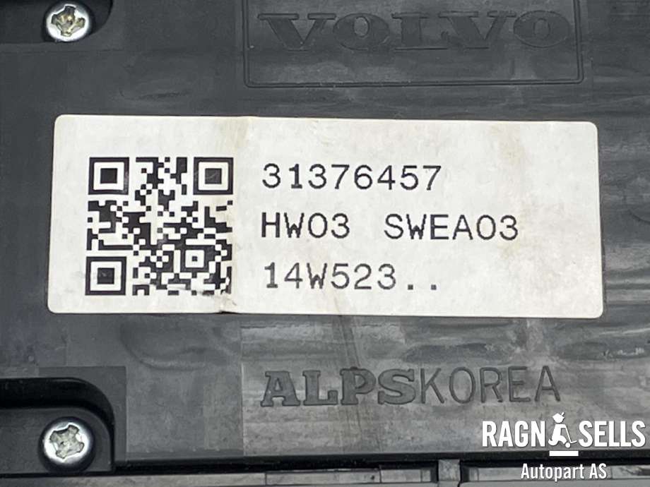 Bryter ruteheis førerdørspanel til Volvo XC90 2015-2025 (Type II)  (31376457|31433927|)