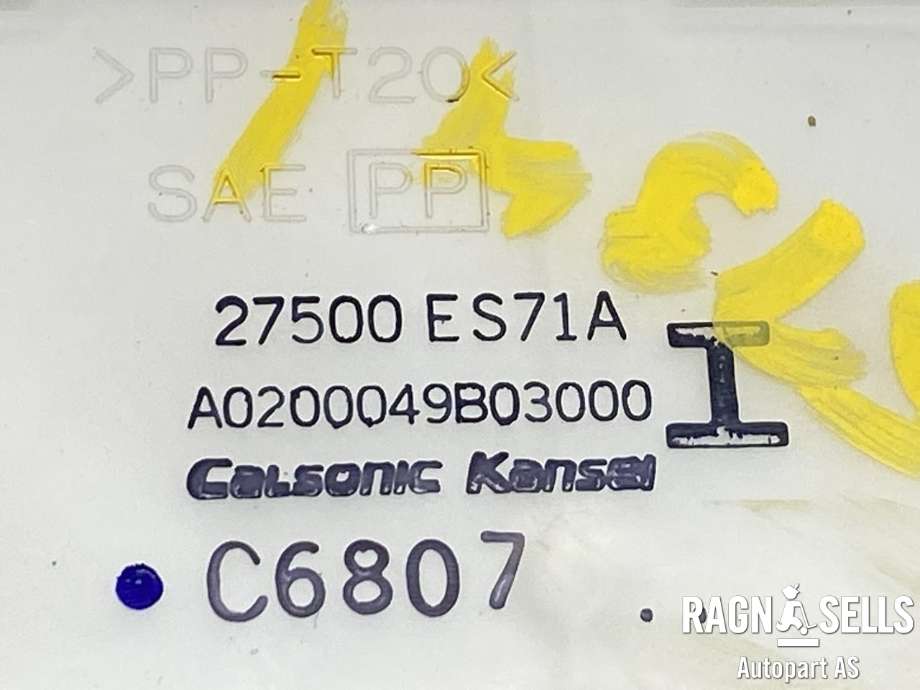 Varmeapparat betjening til Nissan X-Trail 2002-2007 (T30) (T30) (27500ES71A|)