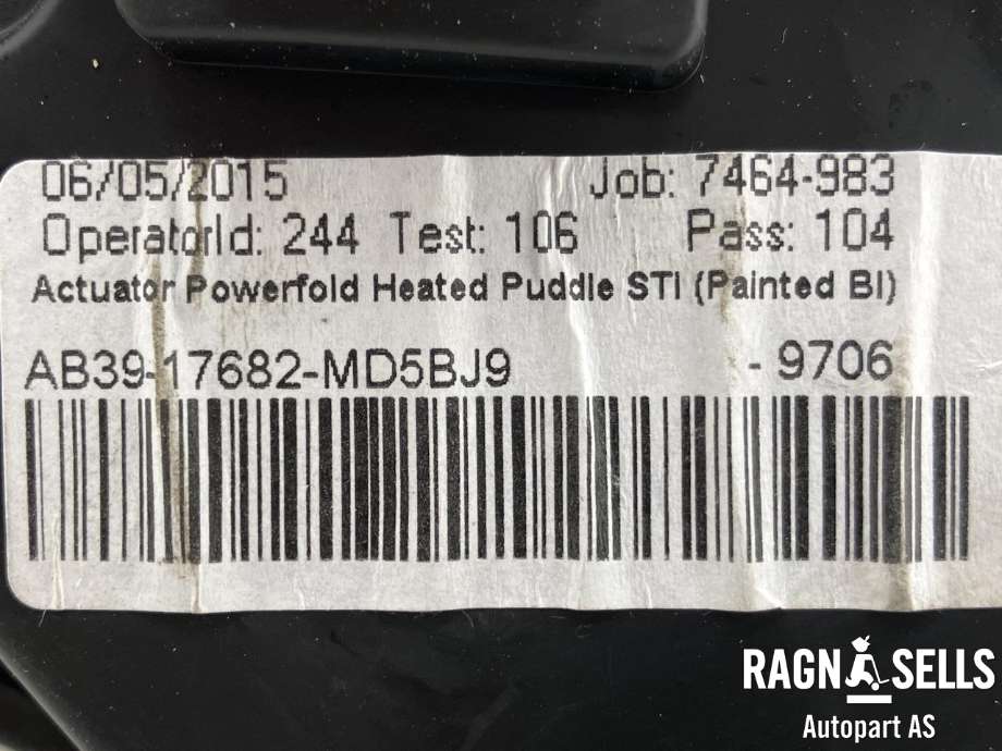 Speil høyre til Ford Ranger 2012-2015  (AB3917682MD5BJ9|1797026|)