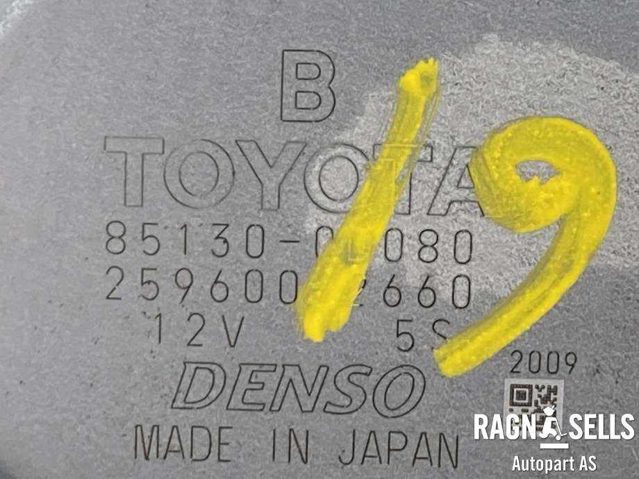 Viskermotor bakrute til Toyota Yaris 2014-2020 (Type III, Fase 2)  (851300D080||2596002660)