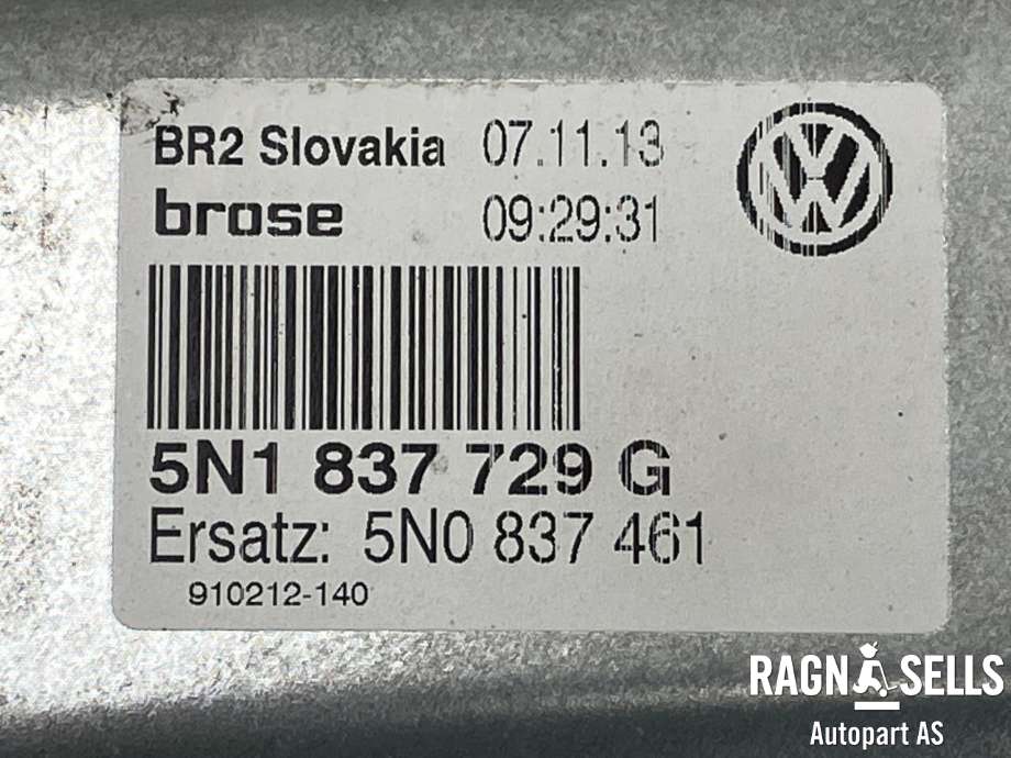 Ruteheis venstre foran til VW Tiguan 2011-2016 (Type I, Fase 2)  (5N0 959 701 J|)