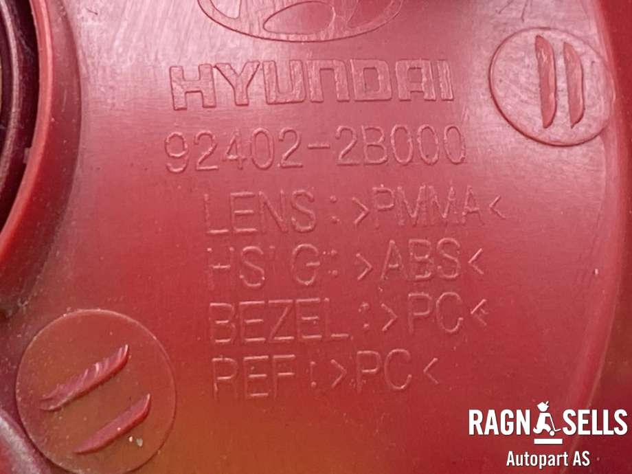 Baklykt høyre ytre til Hyundai Santa Fe 2006-2009 (Type II, Fase 1)  (924022B020|)