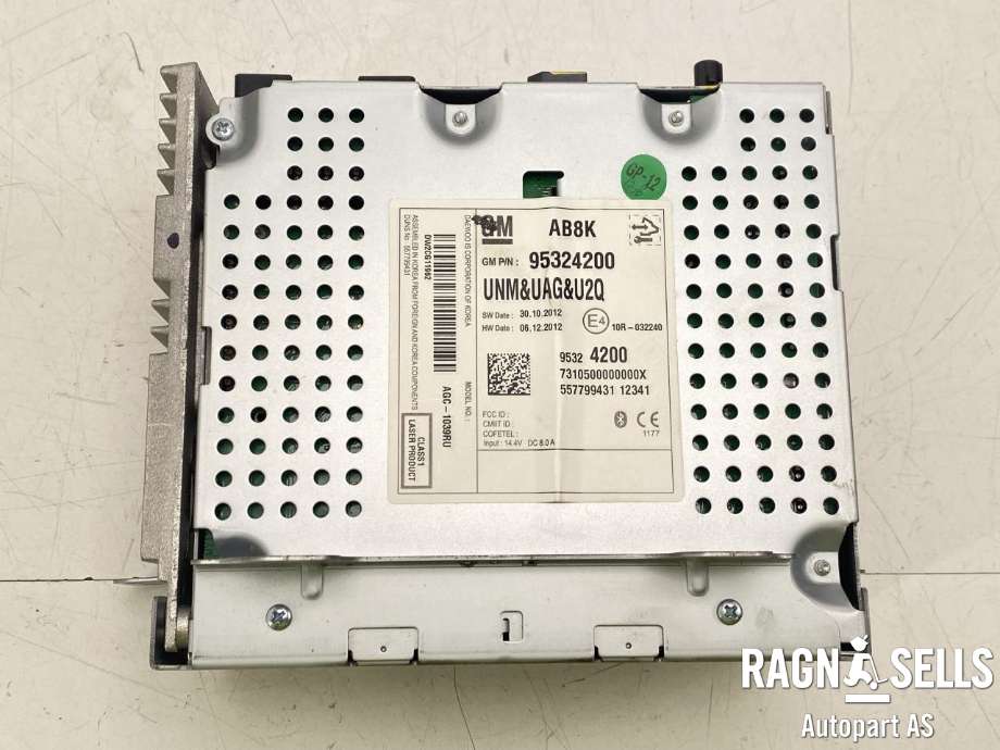 Bilstereo til Opel Mokka 2012-2016 (Type I, Fase 1)  (1779238|95324200|95369366)