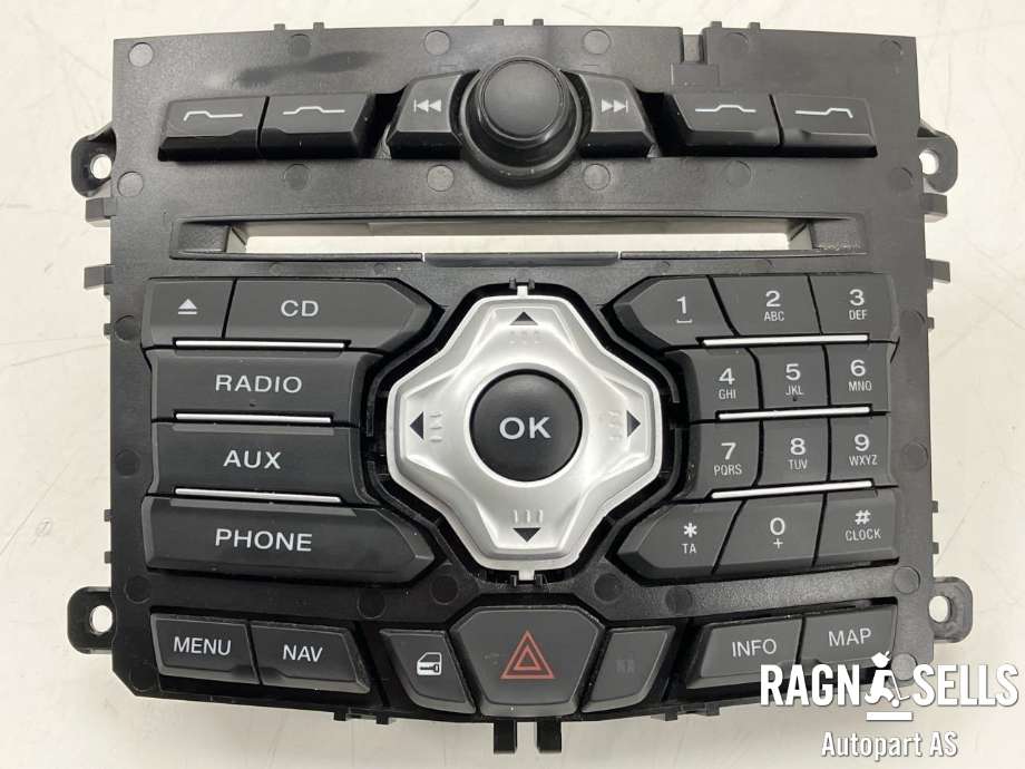Bilstereo navigasjon betjeningspanel til Ford Ranger, 2012-2015  
