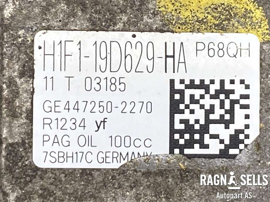 Aircondition kompressor til Ford Focus 2014-2018 (Type III, Fase 2)  (2026102|)