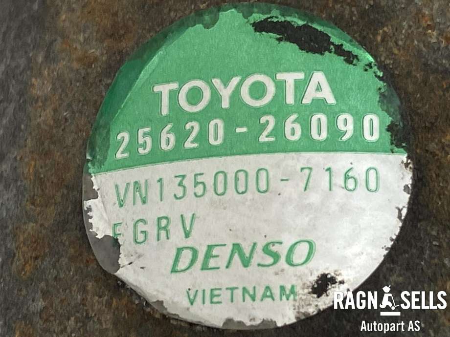 EGR-ventil til Toyota RAV4 2006-2009 (Type III, Fase 1)  (2562026090|)