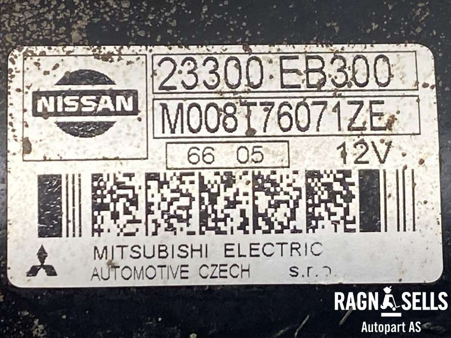 Starter diesel til Nissan Pathfinder 2005-2010 (Fase 1) (R51) (R51) (23300EB300|M008T76071ZE|)