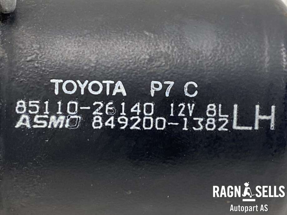 Viskermotor frontrute til Toyota Hiace 2007-2012 (Fase 3)  (ASMO|8511026140|8492001382|)