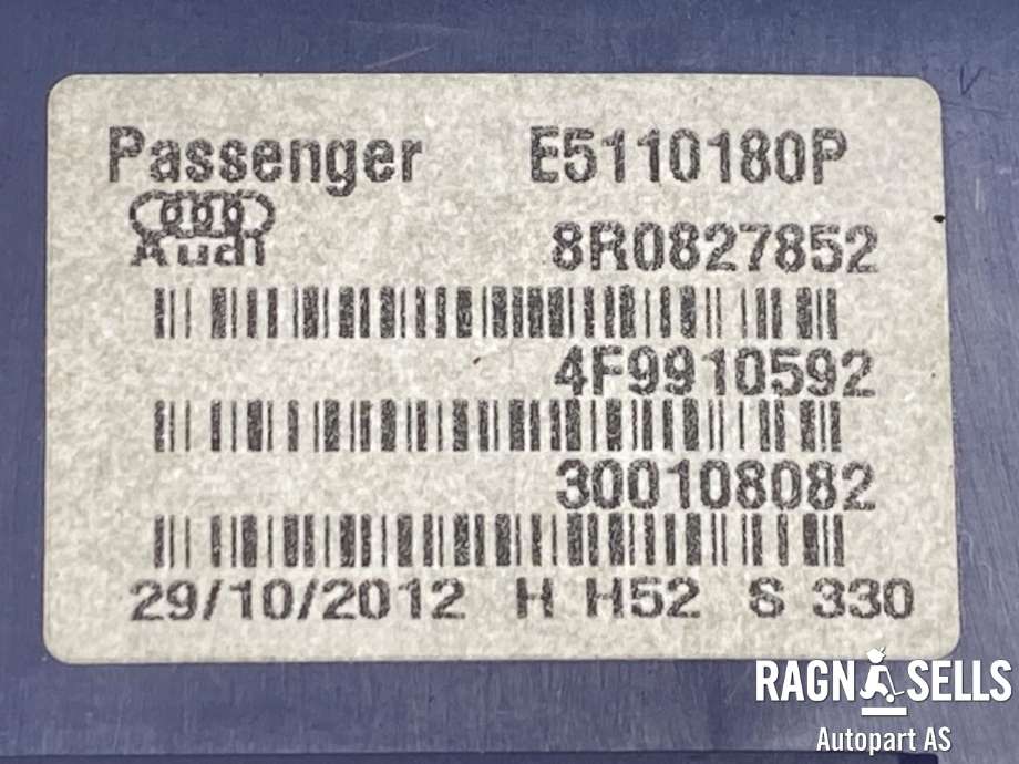 Baklukeåpner motor til Audi Q5 2012-2017 (Type I, Fase 2)  (8R0 827 852 B|)