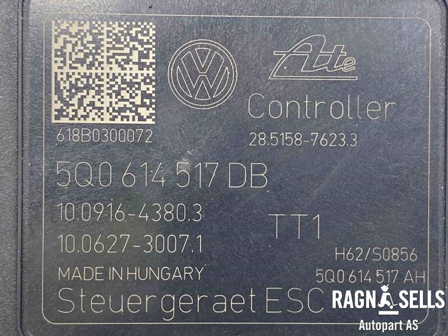 ABS sentral til VW e-Golf 2017-2020 (Fase 2)  (5Q0 614 517 DB|)