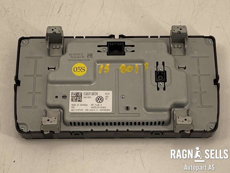 Bilstereo navigasjon skjerm til VW e-Golf 2017-2020 (Fase 2)  (5G6919606|)