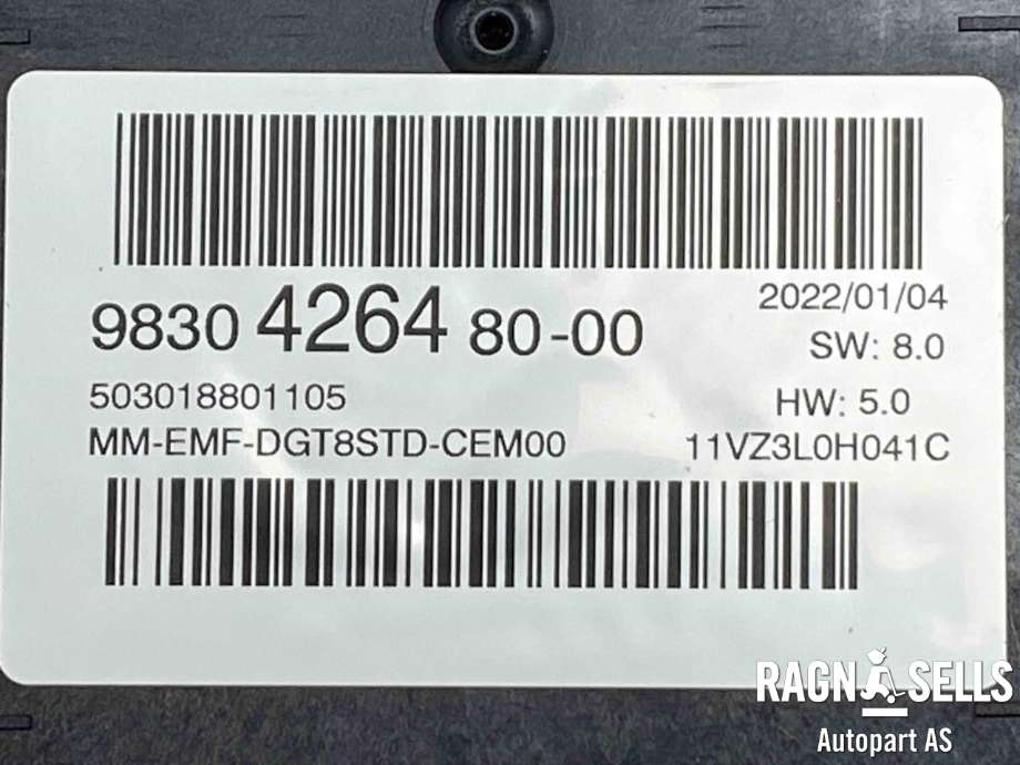 Bilstereo navigasjon skjerm til Toyota Proace City 2020-->> (983042648000|)