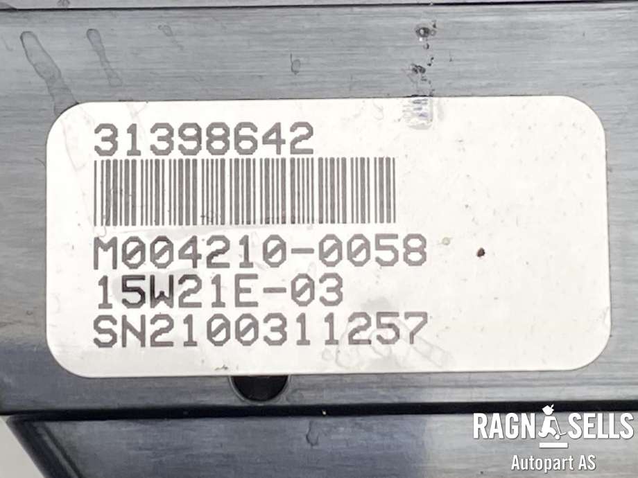 Varmeapparat betjening til Volvo V40 2012-2019  (31398642|)