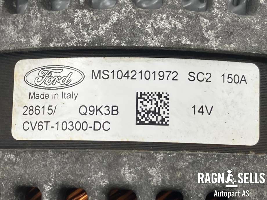 Dynamo til Ford Fiesta 2013-2017 (Type VI, Fase 2)  (CV6T10300DB|1764817|1821291|2415010|CV6T10300DC)
