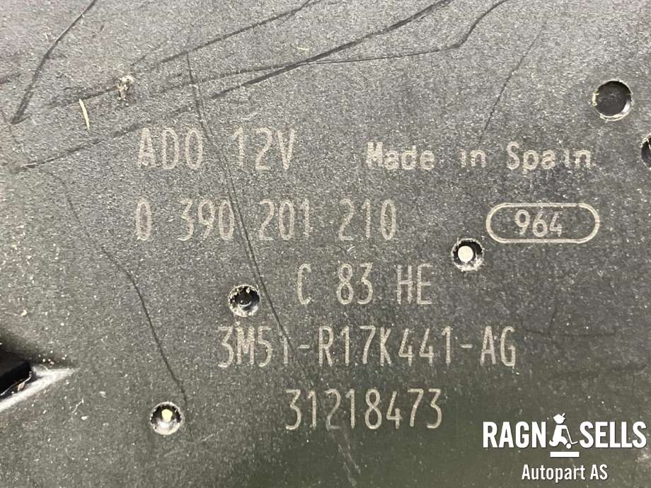 Viskermotor bakrute til Ford Mondeo 2011-2014 (Type IV, Fase 2)  (3M51-R17K441-AG||1689913)