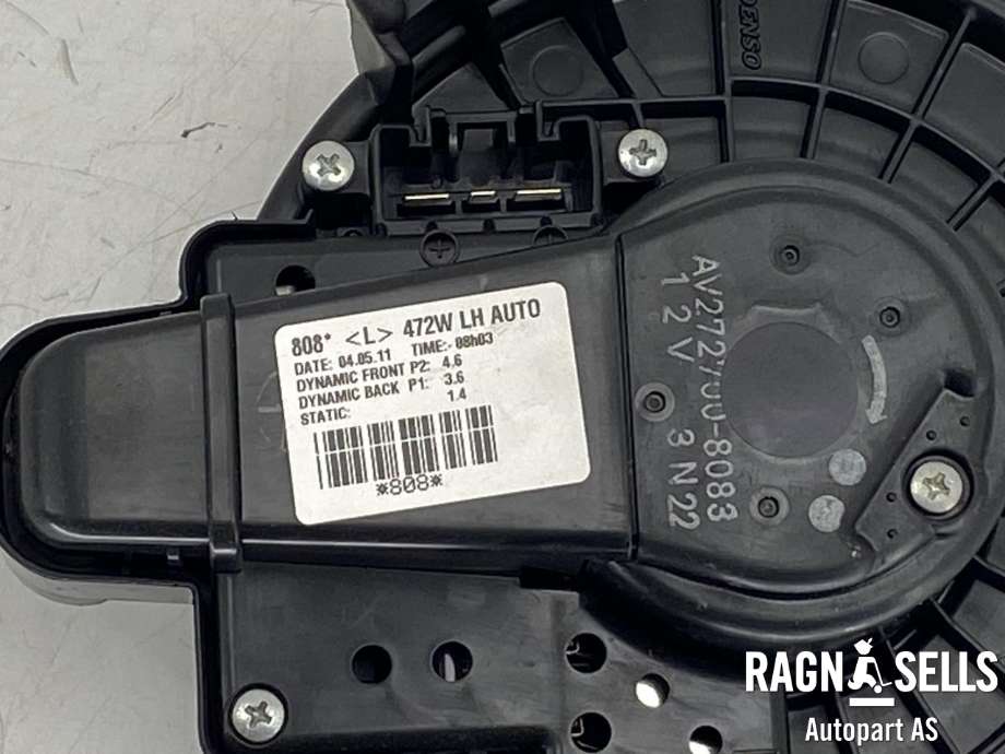 Varmeapparat motor til Toyota Auris 2010-2012 (Type I, Fase 2)  (8710305060|2727008083|)