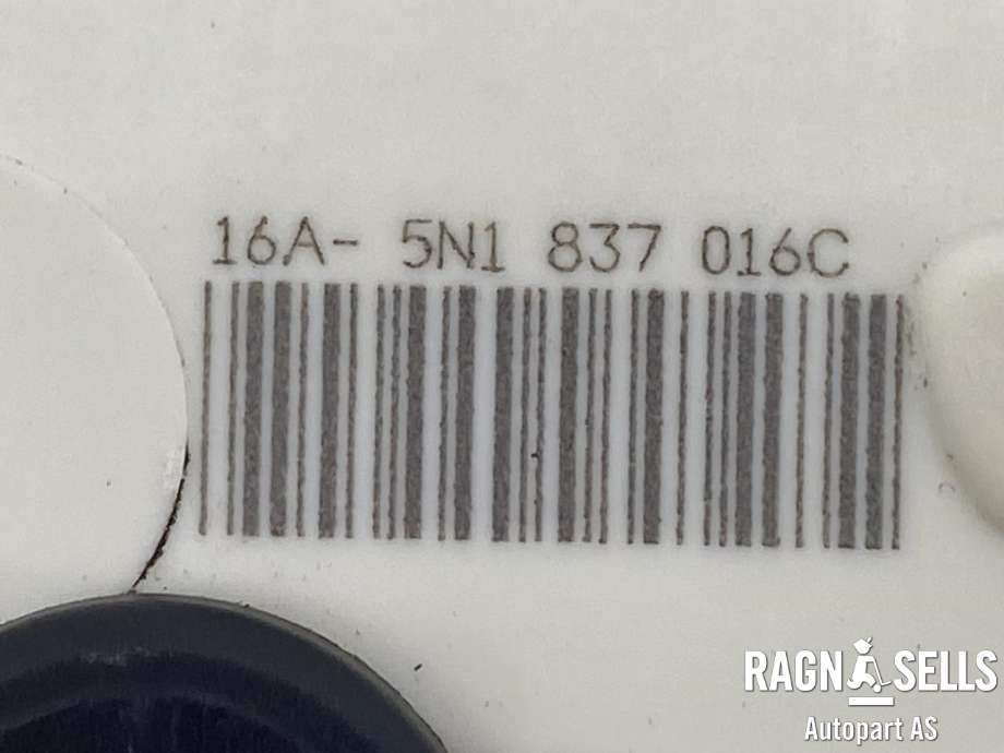 Låsekasse høyre foran til VW Tiguan 2007-2011 (Type I, Fase 1)  (5N1 837 016 C|)