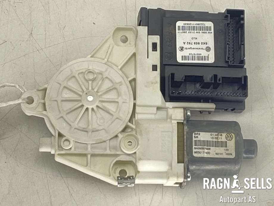 Ruteheis, kun motor, høyre foran til VW Tiguan 2007-2011 (Type I, Fase 1)  (5N0 959 702 E|)