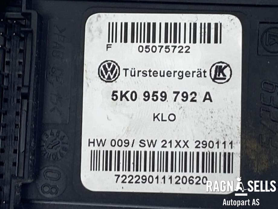 Ruteheis, kun motor, høyre foran til VW Tiguan 2007-2011 (Type I, Fase 1)  (5N0 959 702 E|)