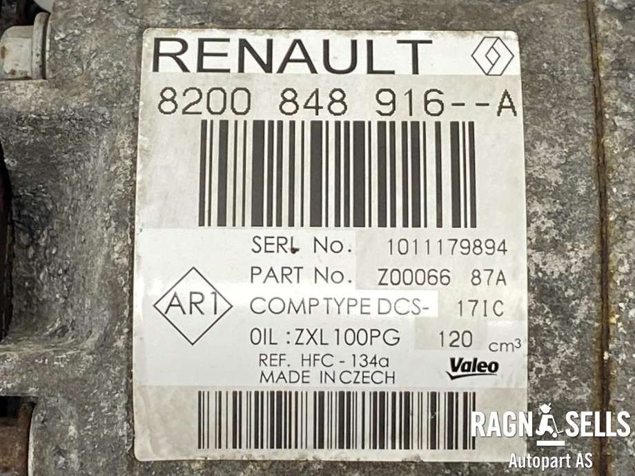 Aircondition kompressor til Opel Movano 2010-->>  (95521423|)