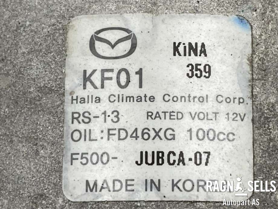 Aircondition kompressor til Mazda CX-5 2012-2017 (Type I)  (KF01-61-450||F500JUBCA07)