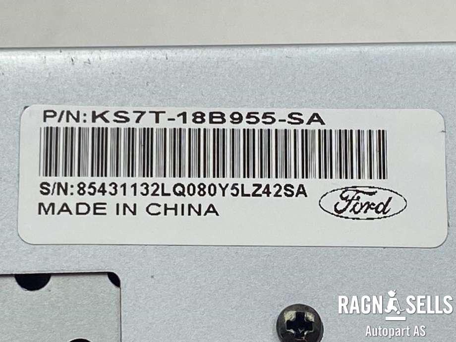 Bilstereo navigasjon skjerm til Ford Mondeo 2019-->> (Type V, Fase 2)  (KS7T14G370PGC|KS7T18B955SA|)
