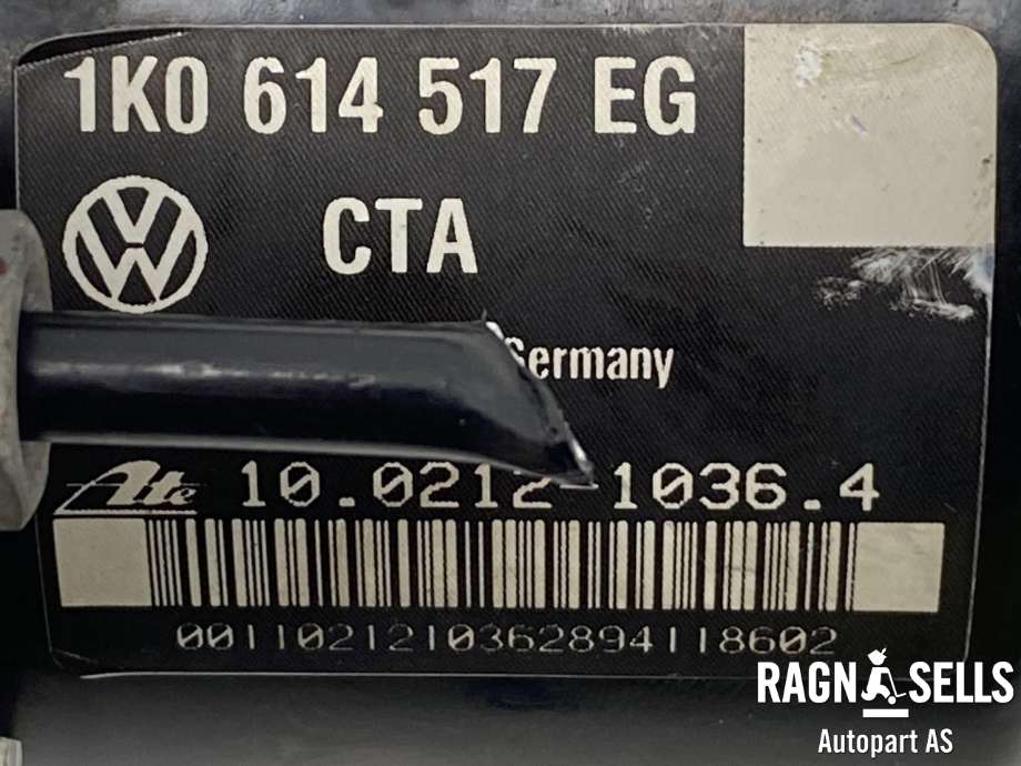 ABS sentral til VW Caddy 2010-2015 (Type III, Fase 2)  (1K0907379BS|1K0614517EG|1K0 614 517 ED)
