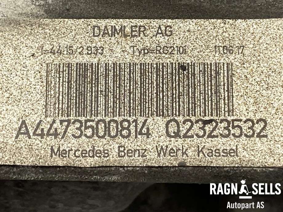Kardang klokke bak til Mercedes Vito 2014-->> (W447) (W447) (A4473500814|)