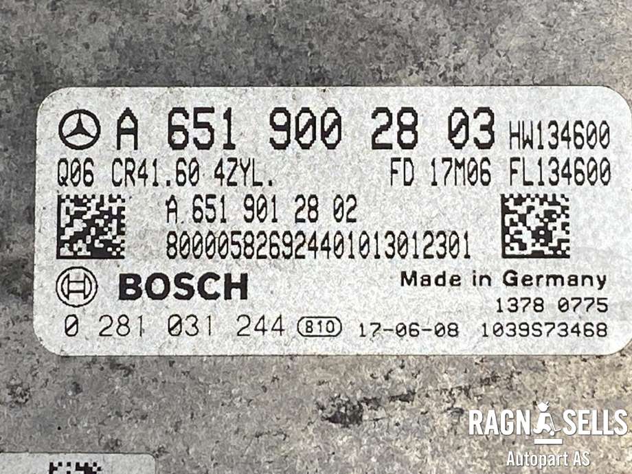 Styreenhet motor til Mercedes Vito 2014-->> (W447) (W447) (A6519002803|)