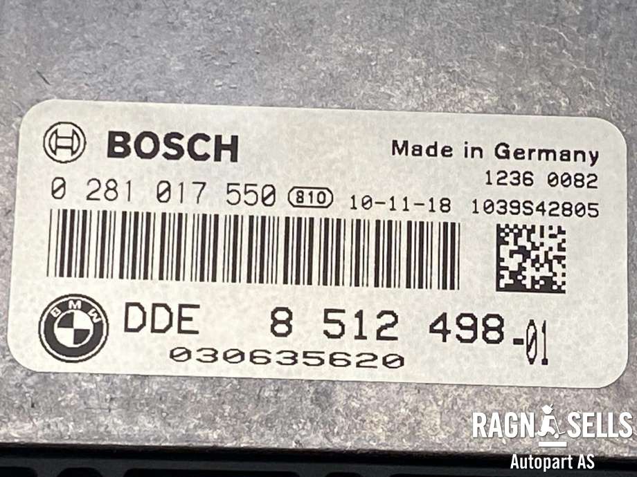 Styreenhet motor til BMW X1 2009-2015 (E84) (E84) (BOSCH|13 61 8 512 498|8 512 498|0 281 017 550)