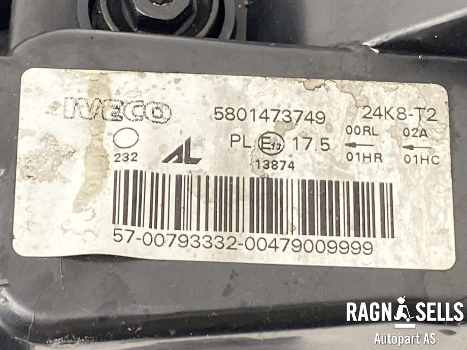 Frontlykt høyre halogen til Iveco Daily 2014-->> (Type VI)  (5801473749|)