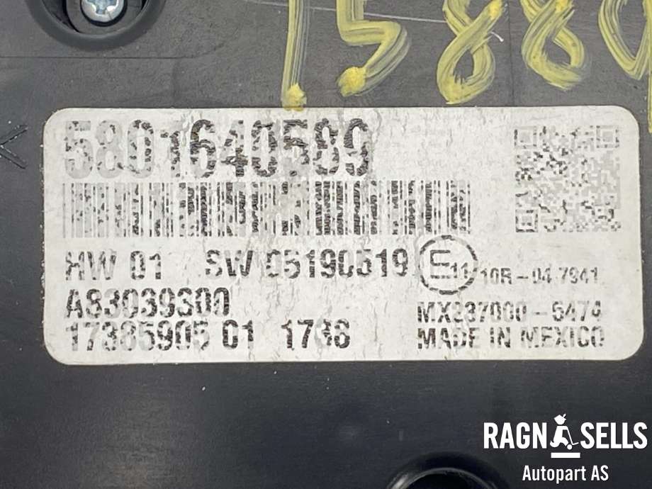 Varmeapparat betjening til Iveco Daily 2014-->> (Type VI) (5801640589|)