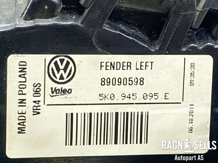 Baklykt venstre ytre til VW Golf VI 2008-2012  (VALEO|5K0 945 095 E|)