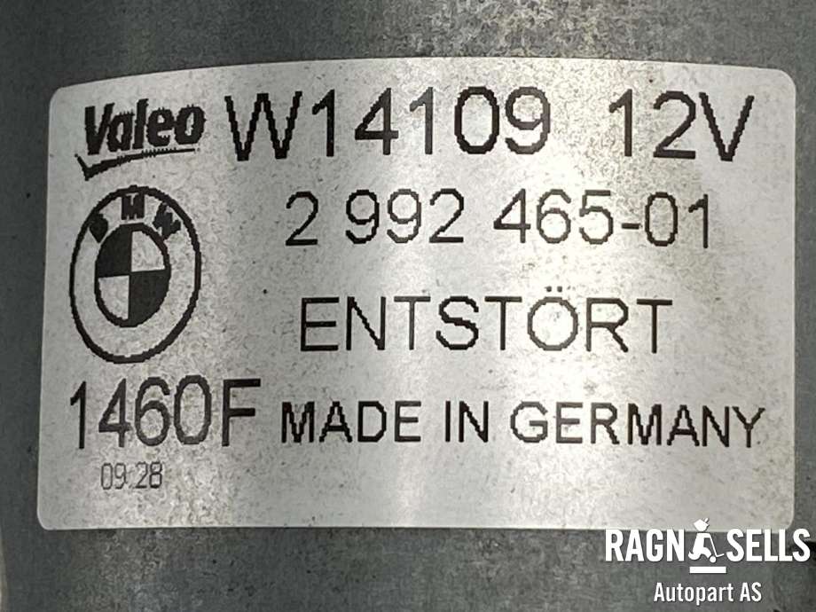 Viskermotor frontrute komplett m/overføring til BMW X1 2009-2015 (E84) (E84) (61 61 2 990 025|)