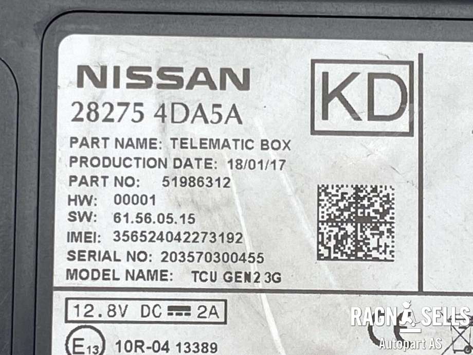 Styreenhet diverse til Nissan Leaf 2011-2017 (Type I)  (282754DA5A|)